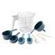 thumbnail image 1 of Set de Medidores Mainstays de 9 Piezas, Azul, Apilable, 250 ml, 1 of 3