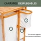 thumbnail image 4 of Cesto De Ropa Sucia Armable De Bambú Con Canastos Desplegables Wakeshome, 4 of 7