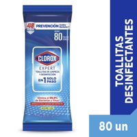 Toallitas Desinfectantes Expert Bolsa Resellable 80 Un Clorox