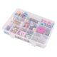 thumbnail image 1 of Caja organizadora Exptolii 20 × 16 × 3 cm transparente con 18 compartimentos, 1 of 9