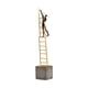 thumbnail image 4 of Escultura Abstracta Escaleras Pensador Decoración Creativa Para Estante Oficina De Pie, 4 of 5