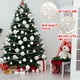 thumbnail image 3 of 100 bolas navideñas para árbol de Navidad, delicado juego de adornos navideños artesanales de plástico irrompible para Año Nuevo, fiestas de bodas y otras festividades., 3 of 5
