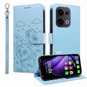 Funda Billetera Foxdock Compatible Con Oppo Reno 13 5G, Diseño Perrito Tierno, Ranuras Para Tarjetas Y Soporte Plegable