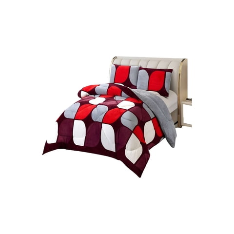 Genérico - Cobertor Con Chiporro Plush Plaza Y Media 180X200Cm Multicolor C4