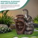 thumbnail image 2 of Fuente Exterior LED AUTO DAYA Elefante 48 cm, 2 of 6