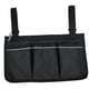 thumbnail image 5 of Silla De Ruedas Walker Bolsa Lateral Bolsa Cama Riel Organizador Bolsillo Para Teléfono Negro, 5 of 5