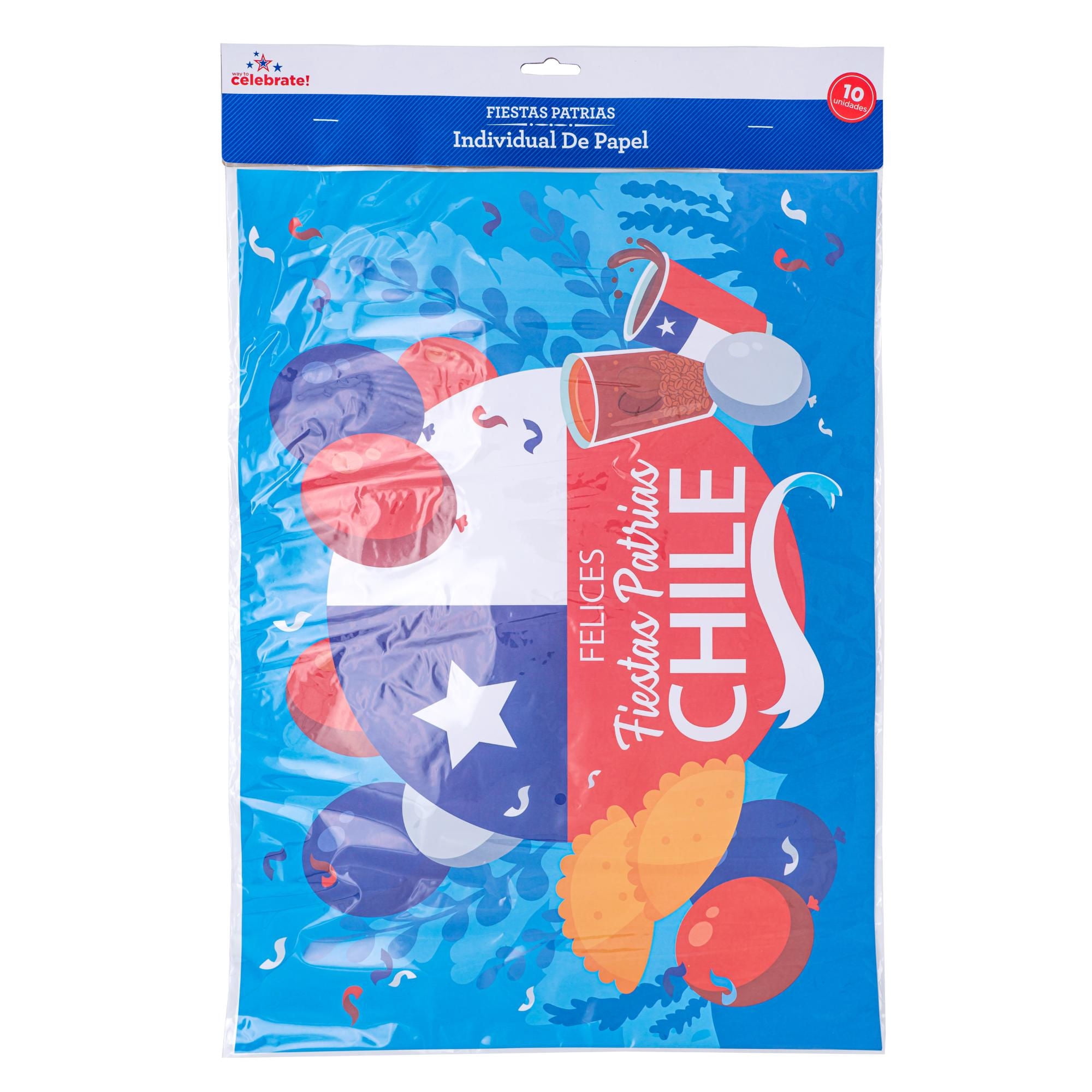 Papel 10 Individuales Papel, Felices Fiestas Patrias Way to celebrate