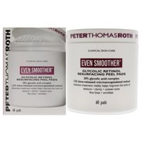 Peter Thomas Roth - Almohadillas Exfoliantes Rejuvenecedoras Con Retinol Glicólico Aún Más Suaves De Para Mujeres - Tratamiento De 60 Almohadillas
