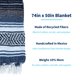 thumbnail image 2 of Manta La Montana 188x127 cm Pack de 4 en Azul pizarra/Carbón, 2 of 7
