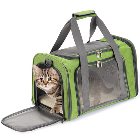 Bolsa De Viaje Pet Carrier Mr. Pen Con Laterales Blandos Para Perros Y Gatos