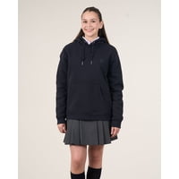 Poleron Escolar Niña Franela Sin Cierre Con Gorro Sp26 (S-Xl) Polemic