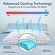thumbnail image 5 of Almohada viscoelástica BLISSY de gel refrescante ajustable, tamaño king, 5 of 8