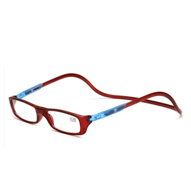 Las gafas de lectura magnéticas se pueden colgar alrededor del cuello para facilitar su transporte, gafas de lectura plegables.