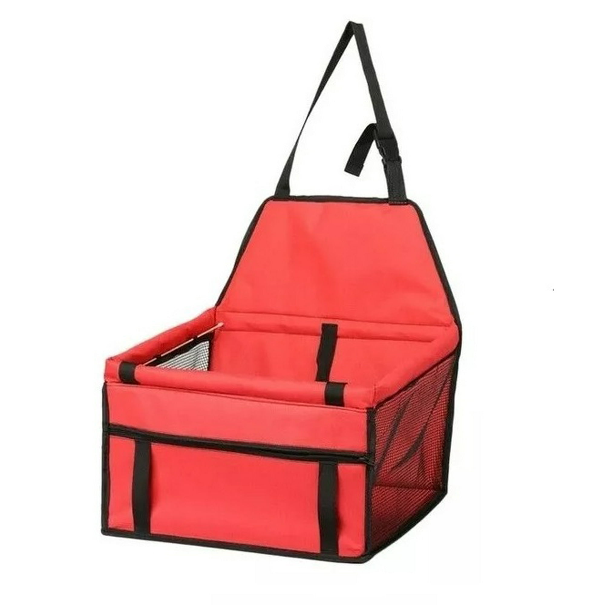 Silla Para Autos Para Mascotas Color Rojo