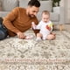 thumbnail image 3 of Alfombra Cotiled vintage de 5 x 7 pies, color beige, para sala de estar y dormitorio, 3 of 9