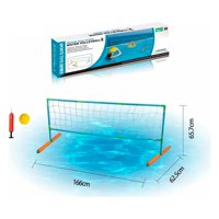 Total Click - Juguete Arco De Voleivol Armable Con Red Y Balon Infantil