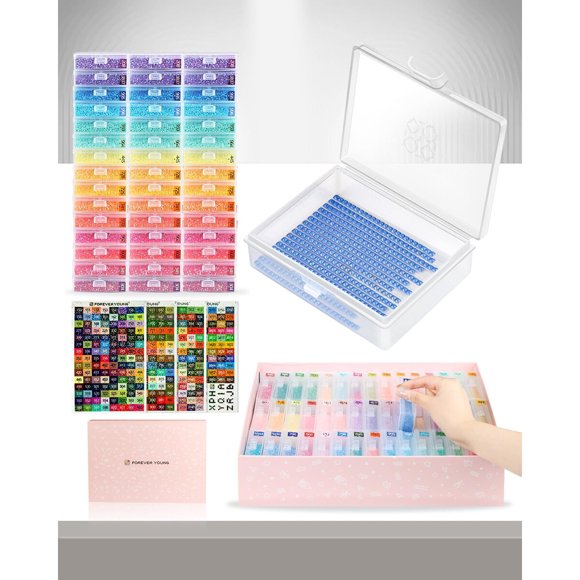 Organizador Forever Young para Diamond Painting con Bandeja