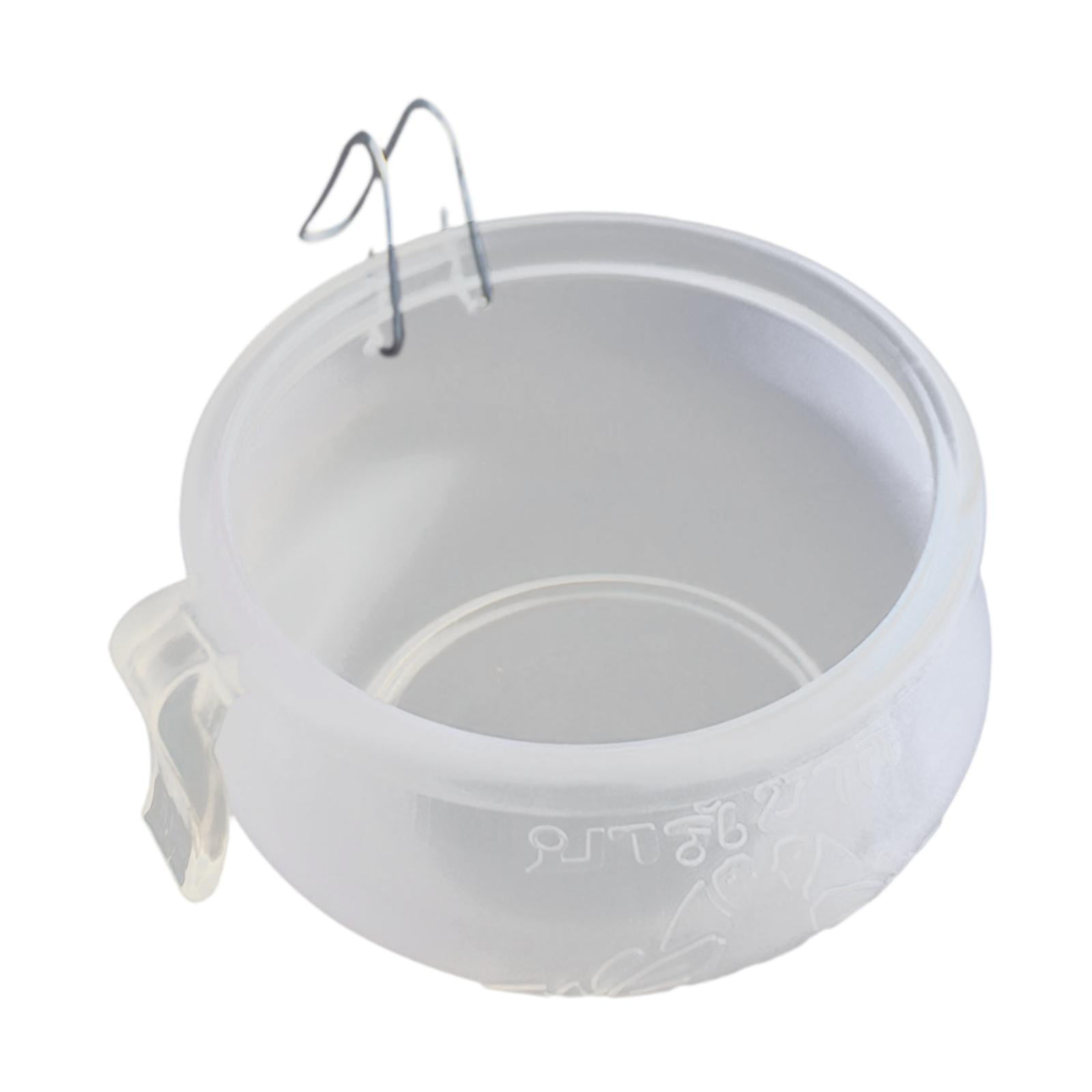 Magideal - Alimentador De Gamefowl Alimentador De Alimentos Para Pájaros Colgantes De Goma De Goma De Goma Tazón De Pájaro Tazas De Bolas De Pájaros Tratos Para 10.5cmx6.5cm