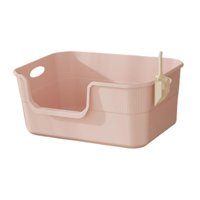 Ioensy - Caja De Arena Para Gatos, Bandeja De Arena Para Gatos, Bandeja De Arena Portátil De 22Cm De Alto Lado Con Tamiz