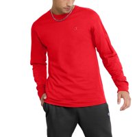 Camiseta Champion Classic Jersey De Manga Larga Para Hombre - Rojo