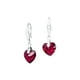 thumbnail image 1 of Aros Amor Plata Italiana 925 y Cristal Genuino Scarleth, 1 of 4