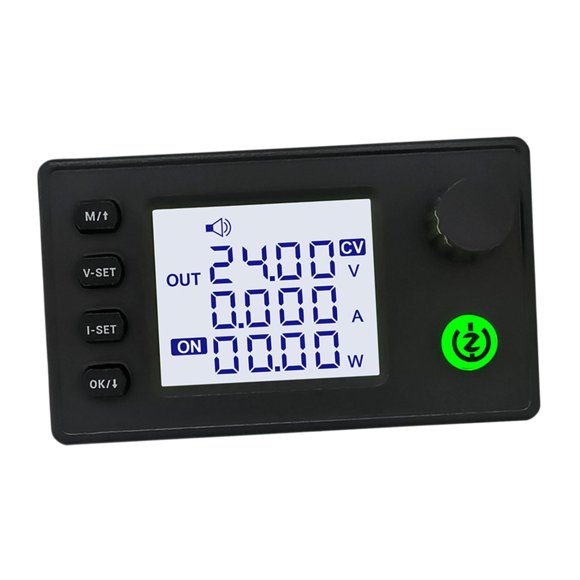 Módulo De Fuente De Alimentación Pantalla LCD Protección Segura 0.5-36V Voltaje De Aumento Y Descenso Nomal