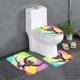 thumbnail image 1 of Juego de Alfombras de Baño de Terciopelo Coral Zoboomafoo Desmarcar 3 Piezas, 1 of 6