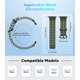 thumbnail image 2 of Correa de silicona Astorgos 180‑215 mm para Apple Watch, 2 of 7