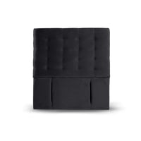 Latam Home - Respaldo Napoles Tela Negro King