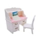 thumbnail image 2 of Silla De Escritorio En Miniatura Para Casa De Muñecas Para Decoración De Sala De Estar Con Computadora Portátil Blanca, 2 of 5