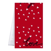 Magideal - Paños De Cocina, Paños De Cocina Absorbentes, 40X60 Cm, Paños De Baño Para Platos Navideños, Paños De Cocina De San Valentín Para Cocina, Vacaciones, Estilo D