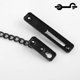 thumbnail image 5 of Cerradura de cadena para puerta JQK de acero inoxidable negro mate 12 x 8 x 3 cm, 5 of 5