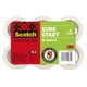 thumbnail image 1 of Cinta de embalaje Scotch Sure Start, transparente, 48 mm x 22,86 m, 6 rollos, 1 of 9