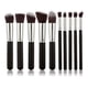 thumbnail image 1 of Set Brochas Maquillaje Profesional 10 Unidades negro, 1 of 2