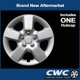 thumbnail image 2 of Cobertura de rueda Carolina Wheel Cover 41 cm plateada (1 pieza), 2 of 4