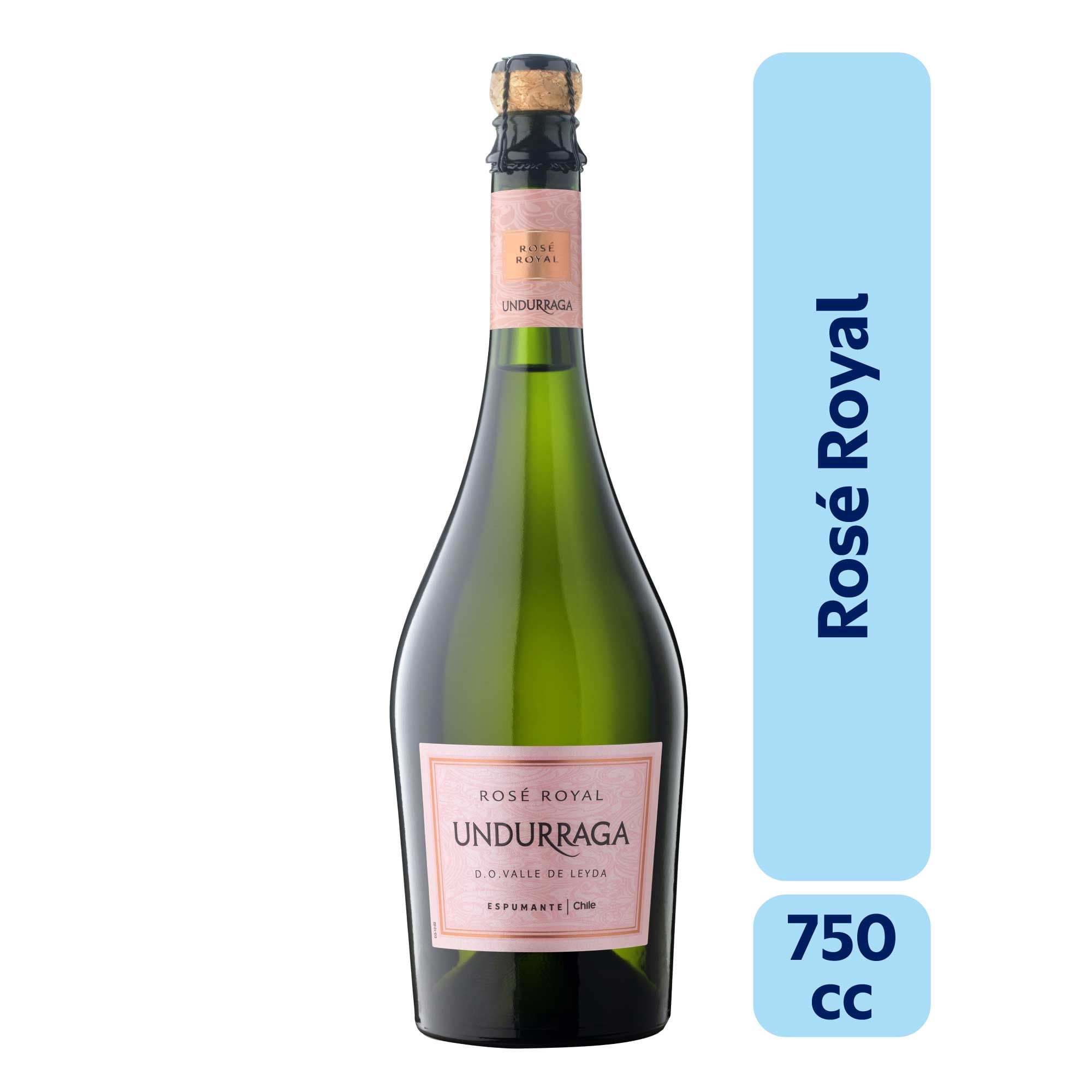 Espumante Rosé 13° Botella 750 cc Undurraga