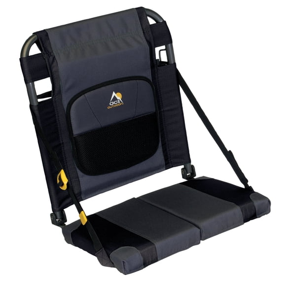 Asiento de canoa GCI Outdoor SitBacker portátil plegable con soporte