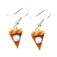 Magideal - Pendientes Colgantes Pendientes De Pastel De Calabaza Estéticos Otoño Mujeres Pendientes Colgantes Pendientes De Acción De Gracias Para Fiesta De Club