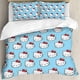 thumbnail image 1 of Hello Cat Kitty 3 Piece Twin Bed Set - Includes Comforter & Pillowcases - Bedding Features Anime Cats - Super Soft Fade Resistant Microfiber, 1 of 4