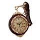 thumbnail image 2 of Reloj De Pared De Doble Cara, Silencioso, Estilo Rústico, Decorativo, Para Villa, Porche, Bar, Color Marrón., 2 of 3