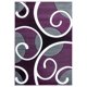 thumbnail image 1 of Alfombra decorativa United Weavers Bristol Riley color ciruela 56 x 81 cm, 1 of 5