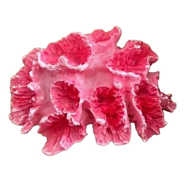 Artificial Coral Durable Photo Props Artesanía Muebles para el hogar Resina práctica Realista Mini para el hogar Pecera Oficina Acuario Adornos