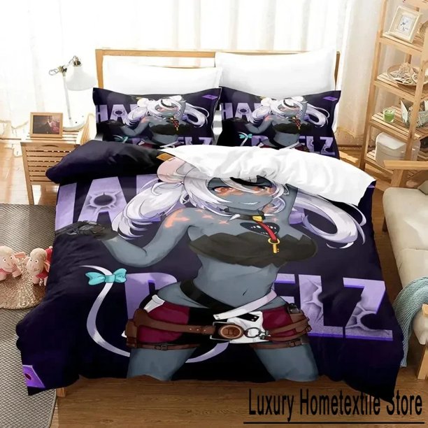 Hakos Baelz Bedding Set Duvet Cover Bed Set Quilt Cover Pillowcase Comforter Size Boys Adult Bedding Bed Sheets