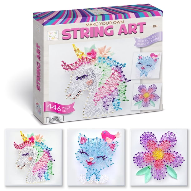 Kit de artesanía con cuerdas Hapinest para niños de 10 a 12 años
