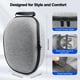 thumbnail image 3 of Funda de transporte para Meta Quest 3S/Quest 3/Quest 2, Bolsa de almacenamiento protectora de diseño HUADAI con correa ajustable y bolsa para accesorios-Gris, 3 of 6