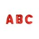 thumbnail image 1 of Globo de aluminio Vegaoo Letra O 40 cm, color rojo, 1 of 3