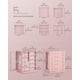 thumbnail image 4 of Caja de Joyas SONGMICS UJBC170R01 Giratoria 360° Rosa 22x16x29 cm, 4 of 6
