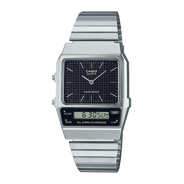 Reloj CASIO AQ-800E-1ADF Resina/Cromado Juvenil Plateado plateado