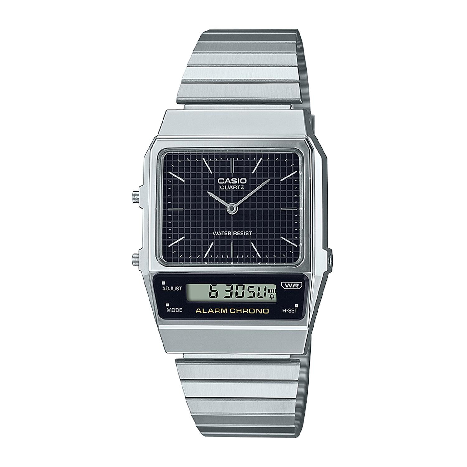 Reloj Casio Aq-800e-1adf Resina/cromado Juvenil Plateado Plateado