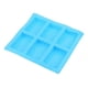 thumbnail image 3 of Molde De Silicona Reposteria Rectangular 6 Divisiones Color Azul, 3 of 3